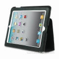Genuine Leather/PU Case for iPad, Available in Black Color, Various Sizes Welcomed